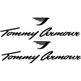 2x Tommy Armour Sticker Decal Decal Stickers - DecalsHouse