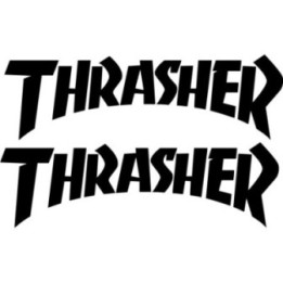 2x Trasher Sticker Decal Decal Stickers - DecalsHouse