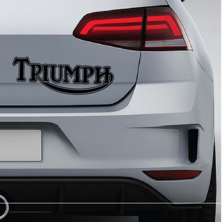 Triumph Logo Stickers – Bonneville Speed Triple Tiger Decals (2-Pack)