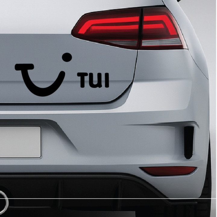 TUI Logo Stickers – Travel Sponsor Aviation Lifestyle Decals (2-Pack)