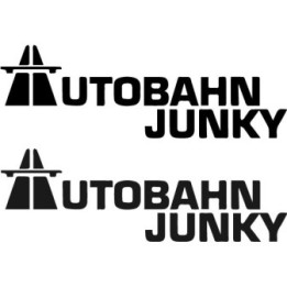 Autobahn Junky Stickers – Funny Car Decals (2-Pack)
