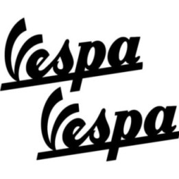 2x Vespa Logo Sticker Decal Decal Stickers - DecalsHouse