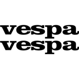 2x Vespa V2 Logo Sticker Decal Decal Stickers - DecalsHouse
