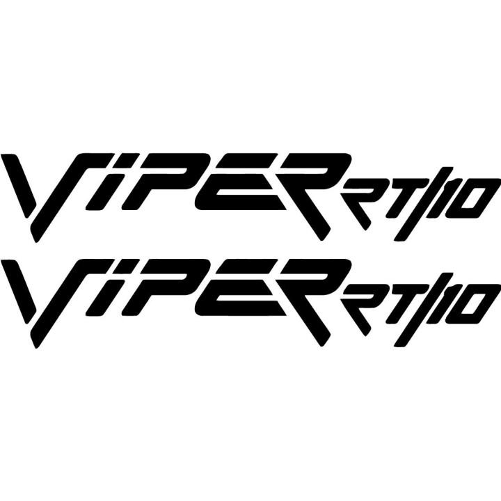 2x Viper Rt10 Logo Sticker Decal Decal Stickers - DecalsHouse