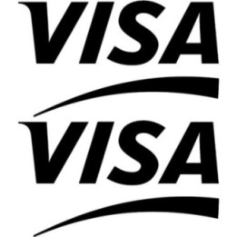 2x Visa Logo Sticker Decal Decal Stickers - DecalsHouse