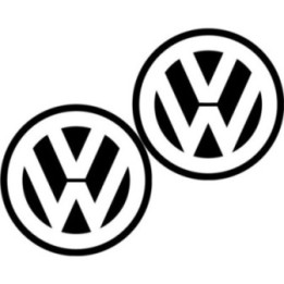 Volkswagen Logo Sticker Decal – High-Quality Vinyl Decals (2×)
