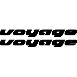 2x Voyage Logo Sticker Decal Decal Stickers - DecalsHouse