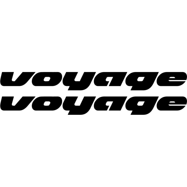 2x Voyage Logo Sticker Decal Decal Stickers - DecalsHouse