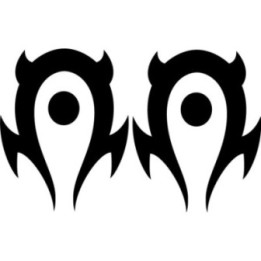 World of Warcraft Horde Symbol Stickers – WoW Decals (2-Pack)