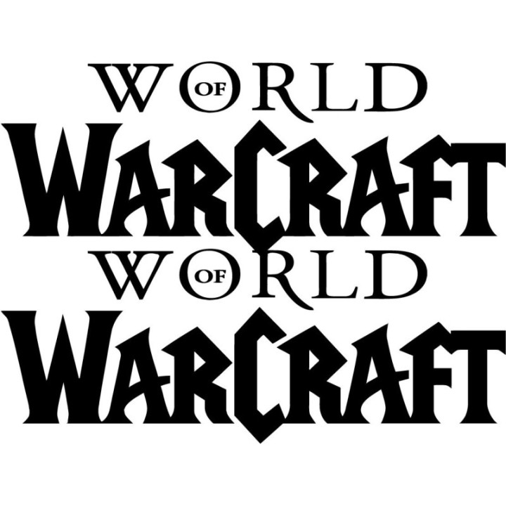 World of Warcraft Stickers – WoW Gaming Decals (2-Pack)