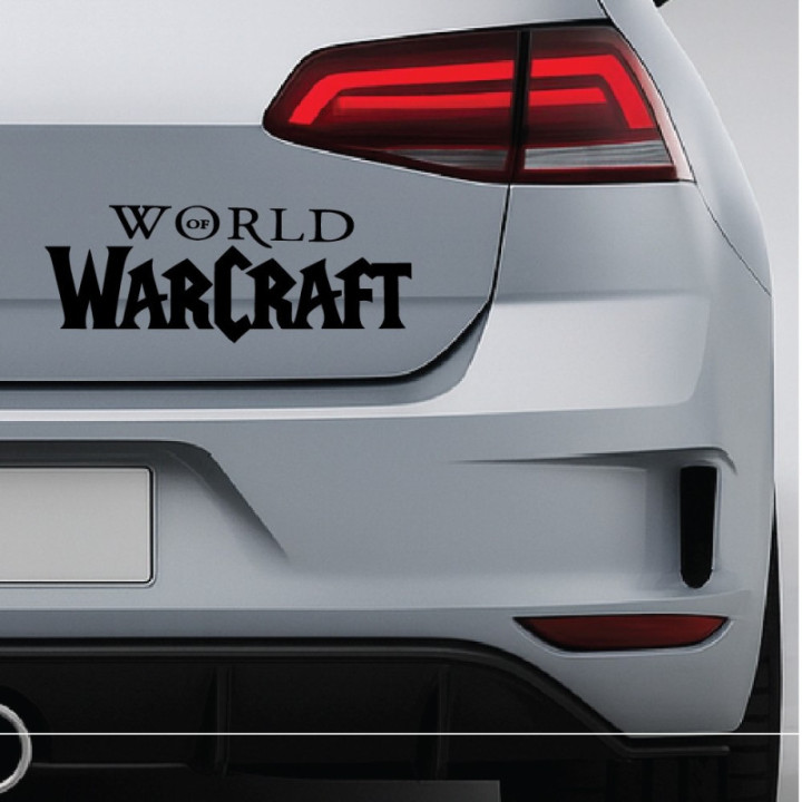 World of Warcraft Stickers – WoW Gaming Decals (2-Pack)