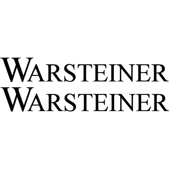 2x Warsteiner Logo Sticker Decal Decal Stickers - DecalsHouse