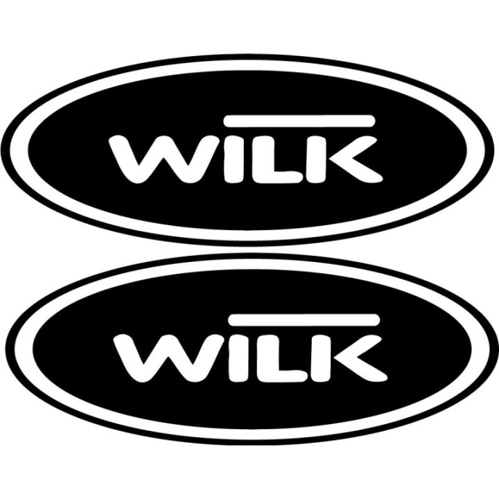 2x Wilk Logo Sticker Decal Decal Stickers - DecalsHouse