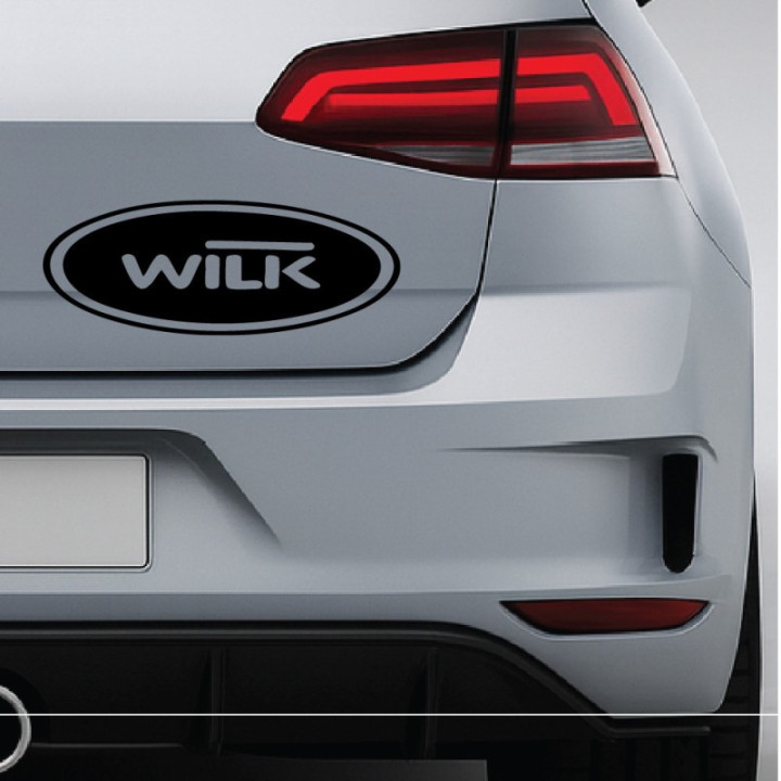 2x Wilk Logo Sticker Decal Decal Stickers - DecalsHouse