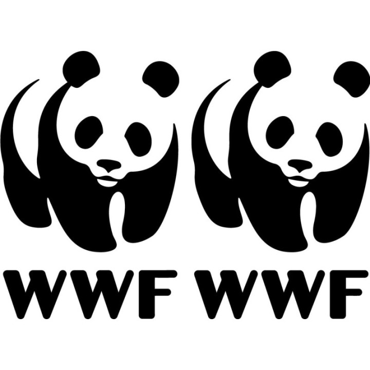 WWF Panda Stickers – Wildlife Conservation Decals (2-Pack)