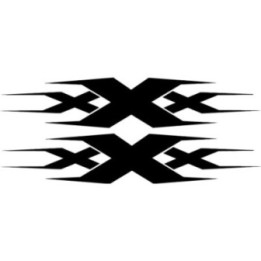 2x Xxx Logo Sticker Decal Decal Stickers - DecalsHouse