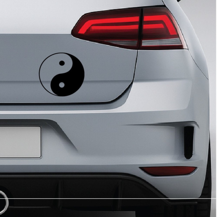Yin Yang Stickers – Balance Symbol Decals (2-Pack)