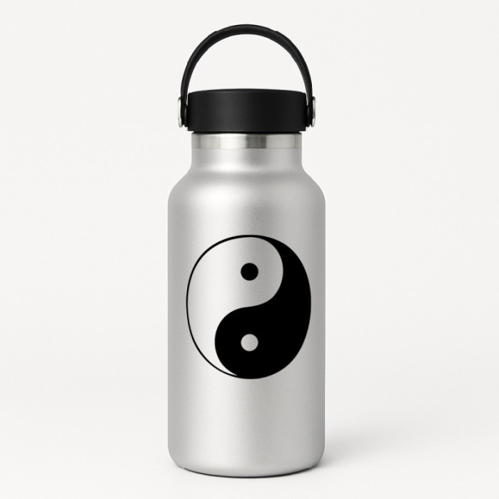 Yin Yang Stickers – Balance Symbol Decals (2-Pack)
