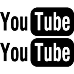 YouTube Logo Stickers – Creator Channel Decals (2-Pack)