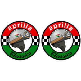 2x Aprilia Classics Stickers Decals - DecalsHouse