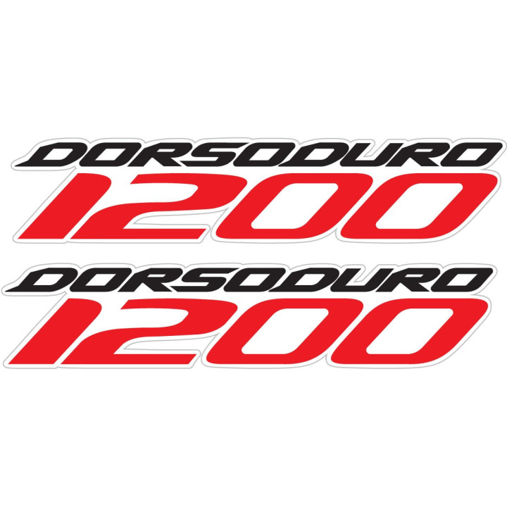 2x Aprilia Dorsoduro 1200 Stickers Decals - DecalsHouse
