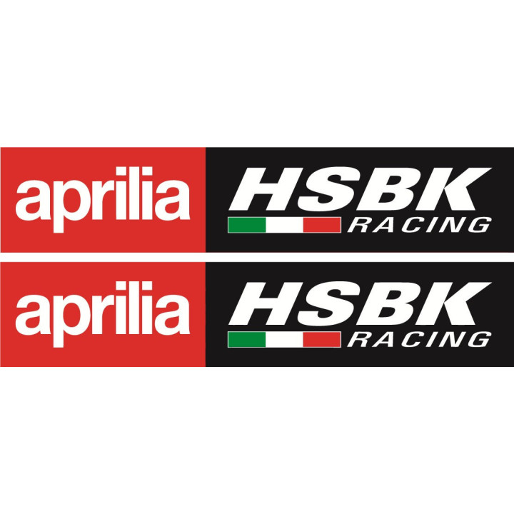 2x Aprilia Hsbk Racing Stickers Decals - DecalsHouse