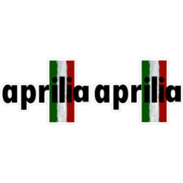 2x Aprilia Logo Style 2 Stickers Decals - DecalsHouse