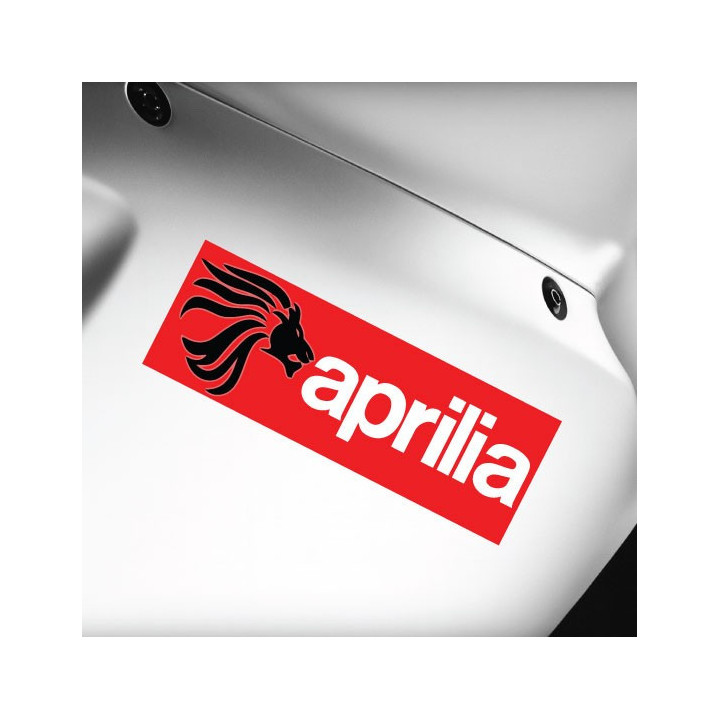 2x Aprilia Logo Style 4 Stickers Decals - DecalsHouse
