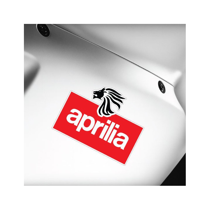 2x Aprilia Logo Style 5 Stickers Decals - DecalsHouse