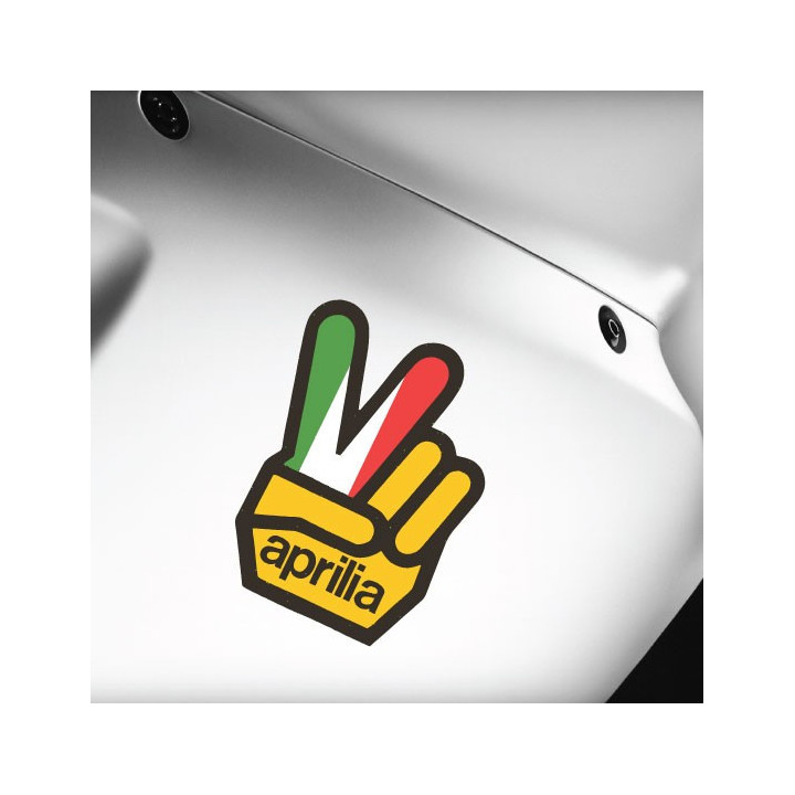 2x Aprilia Love Stickers Decals - DecalsHouse