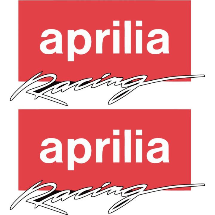 2x Aprilia Racing Stickers Decals - DecalsHouse