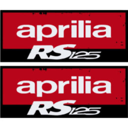 2x Aprilia Rs 125 Stickers Decals - DecalsHouse