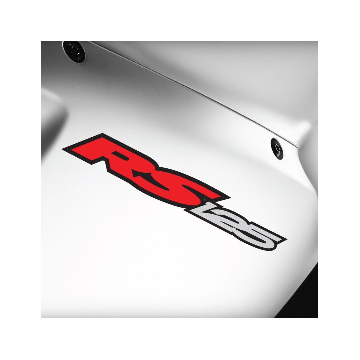 2x Aprilia Rs 125 Style 3 Stickers Decals - DecalsHouse