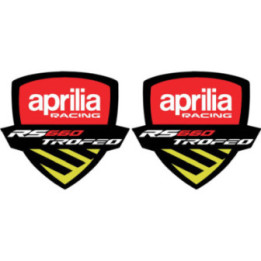 2x Aprilia Rs 660 Troped Badge Stickers Decals - DecalsHouse