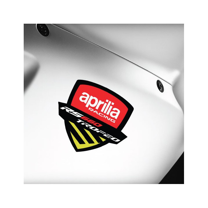 2x Aprilia Rs 660 Troped Badge Stickers Decals - DecalsHouse