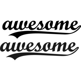 Awesome Stickers – Motivational Quote Decals (2-Pack)