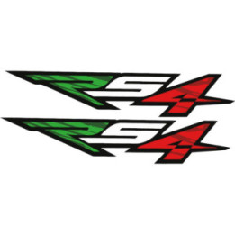2x Aprilia Rs4 Italy Colours Stickers Decals - DecalsHouse