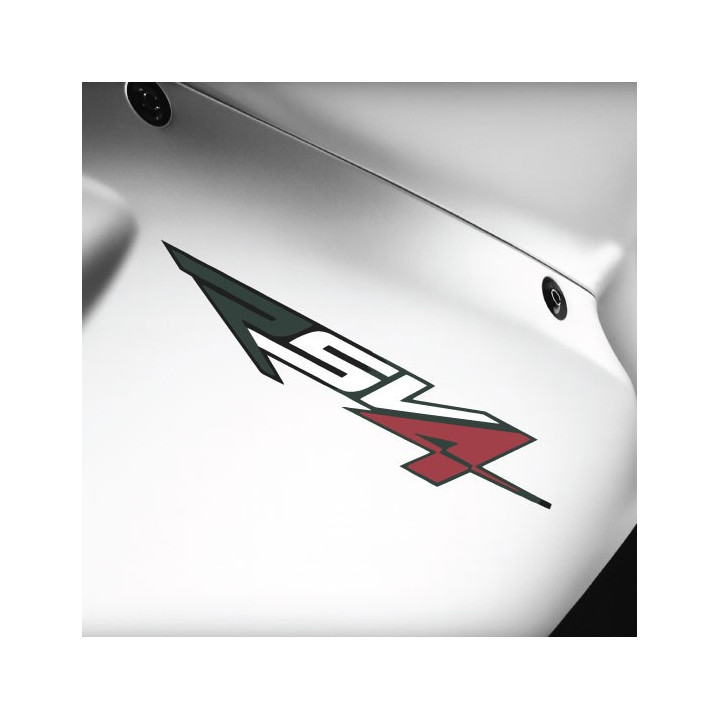 2x Aprilia Rsv4 Italy Colours Stickers Decals - DecalsHouse