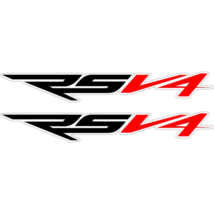 2x Aprilia Rsv4 Style 3 Stickers Decals - DecalsHouse