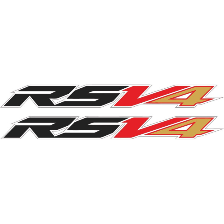2x Aprilia Rsv4 Style 4 Stickers Decals - DecalsHouse