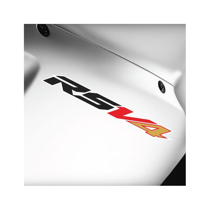 2x Aprilia Rsv4 Style 4 Stickers Decals - DecalsHouse