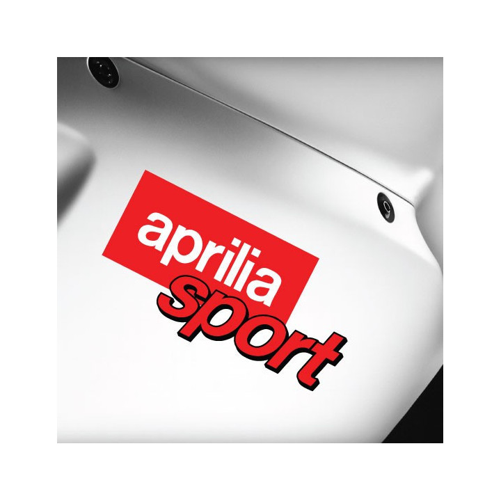 2x Aprilia Sport Style 2 Stickers Decals - DecalsHouse