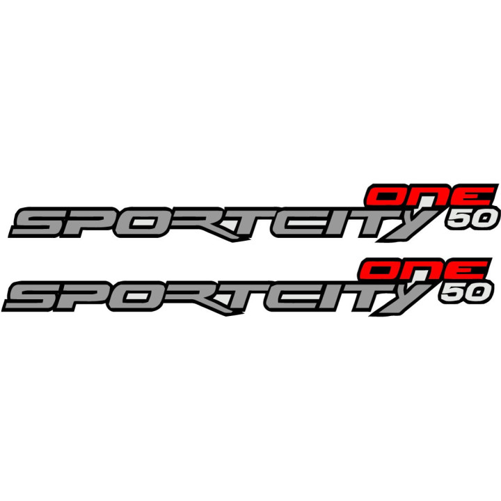 Aprilia Sportcity One 50 Stickers – Scooter Panel Decals (2-Pack)