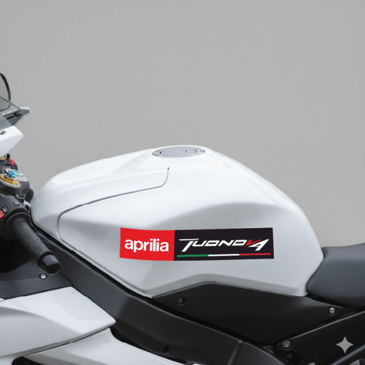 Aprilia Tuono V4 Style 2 Stickers – Naked Bike Decals (2-Pack)