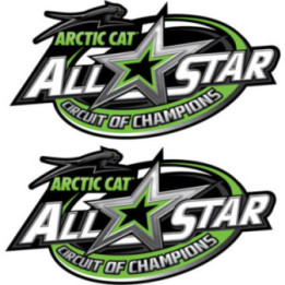 Arctic Cat All Star Champion Stickers Decals x2 - DecalsHouse