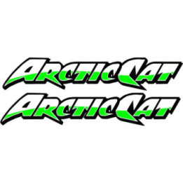 Arctic Cat Lettering Stickers Decals x2 - DecalsHouse