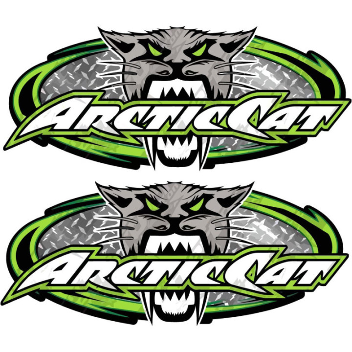 Arctic Cat Logo Stickers Decals x2 - DecalsHouse