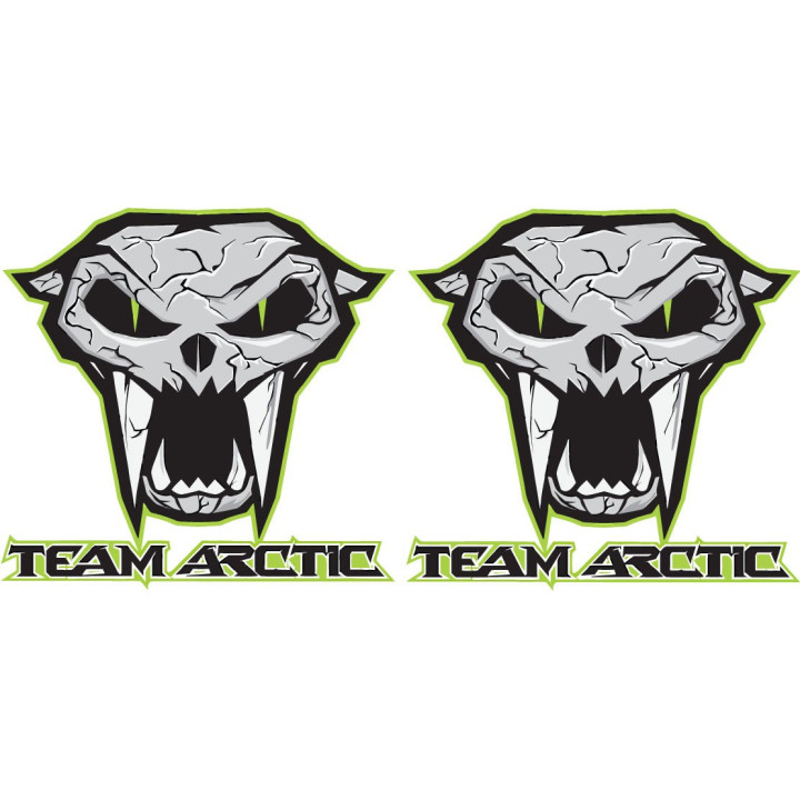 Arctic Cat Team Logo Stickers Decals x2 - DecalsHouse