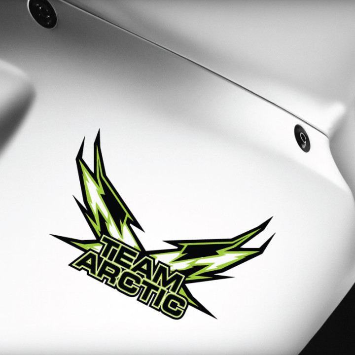 Arctic Cat Team Logo Style 2 Stickers Decals x2 - DecalsHouse
