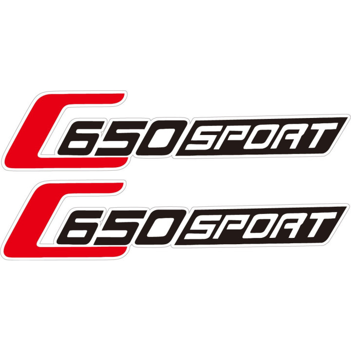 BMW C650 Sport Scooter Stickers – Maxi Scooter Decals (2-Pack)
